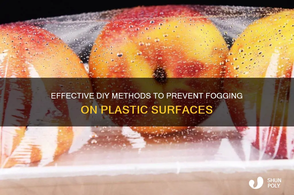 how to make plastic anti fog