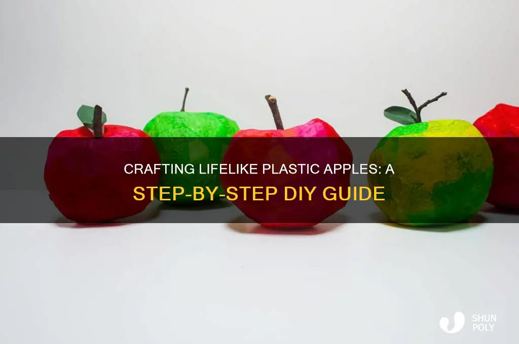 how to make plastic apples