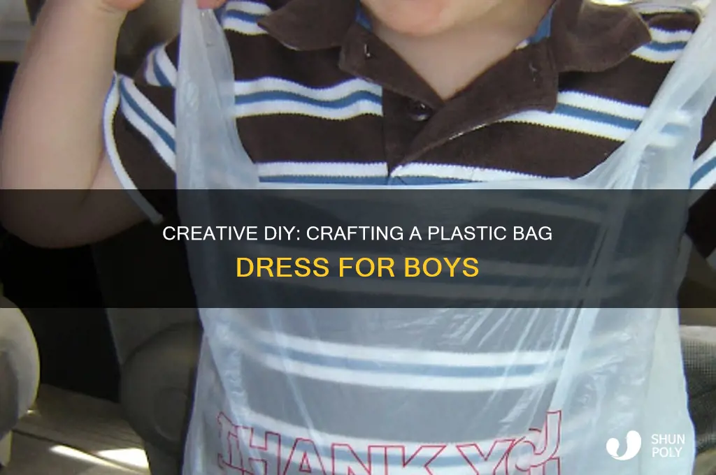 how to make plastic bag dress for boy