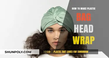 Creative DIY: Crafting a Plastic Bag Head Wrap Step-by-Step