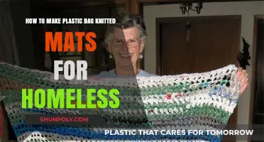 Crafting Comfort: Knitted Plastic Bag Mats for the Homeless