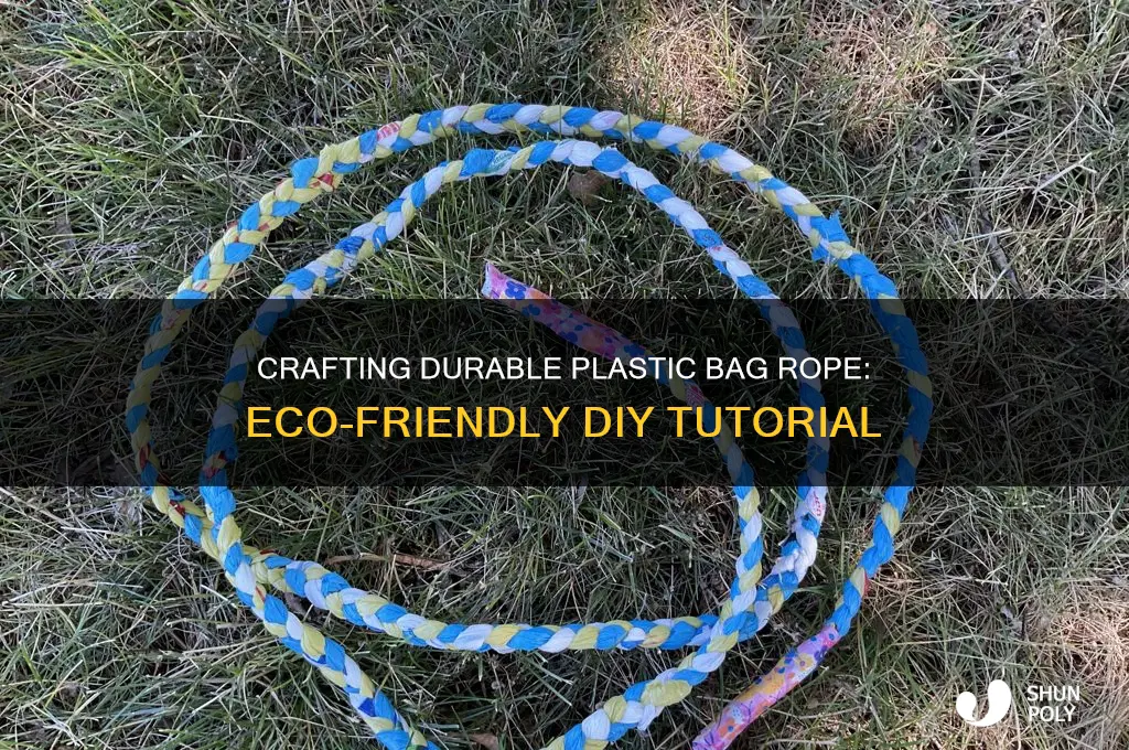 how to make plastic bag rope