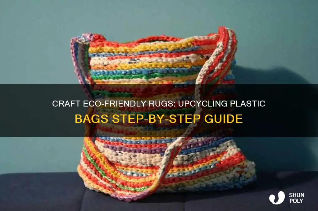 how to make plastic bag rugs