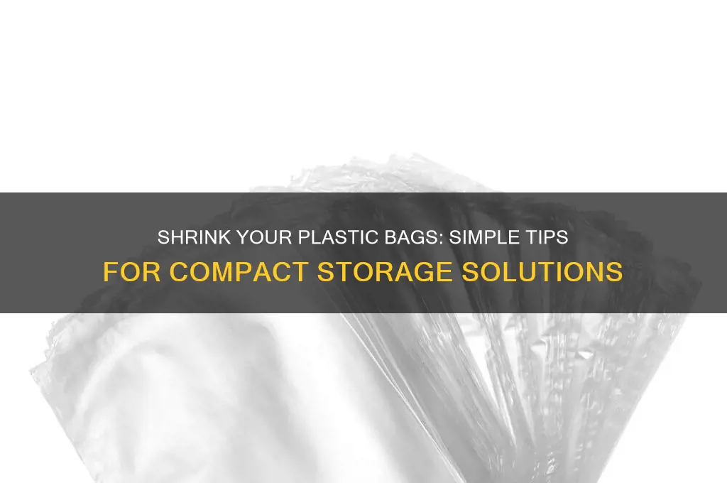how to make plastic bag smaller
