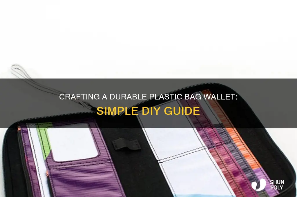 how to make plastic bag wallet