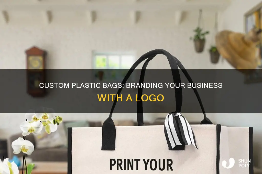 how to make plastic bag with business logo