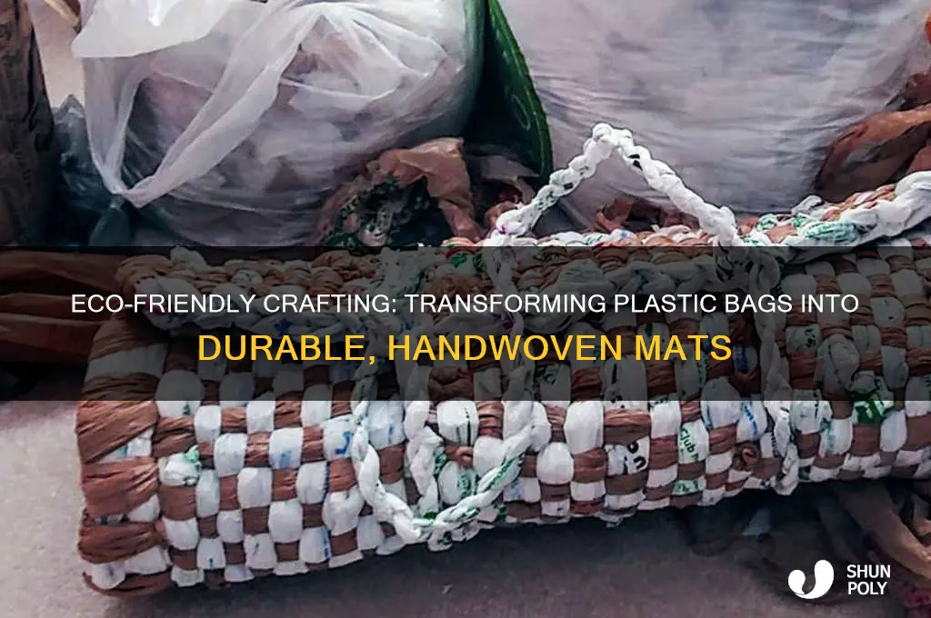 how to make plastic bags into mats