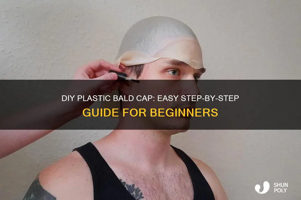 how to make plastic bald cap