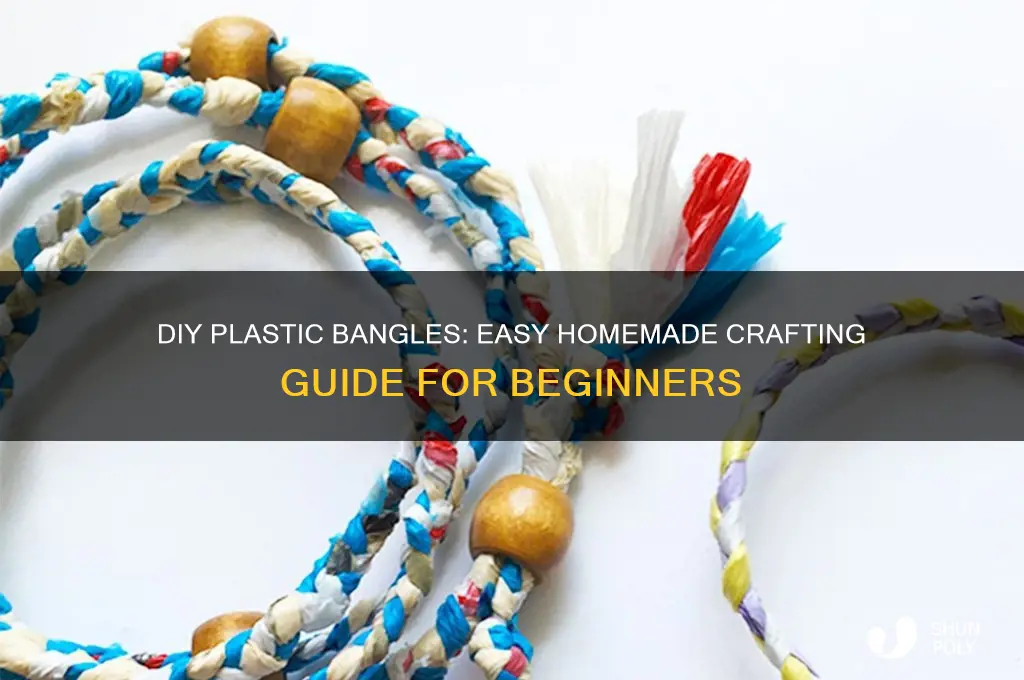 how to make plastic bangles at home