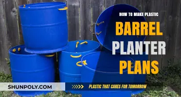 DIY Plastic Barrel Planter Plans: Creative Garden Upcycling Ideas