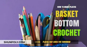 Crochet a Durable Plastic Basket Bottom: Easy Step-by-Step Guide