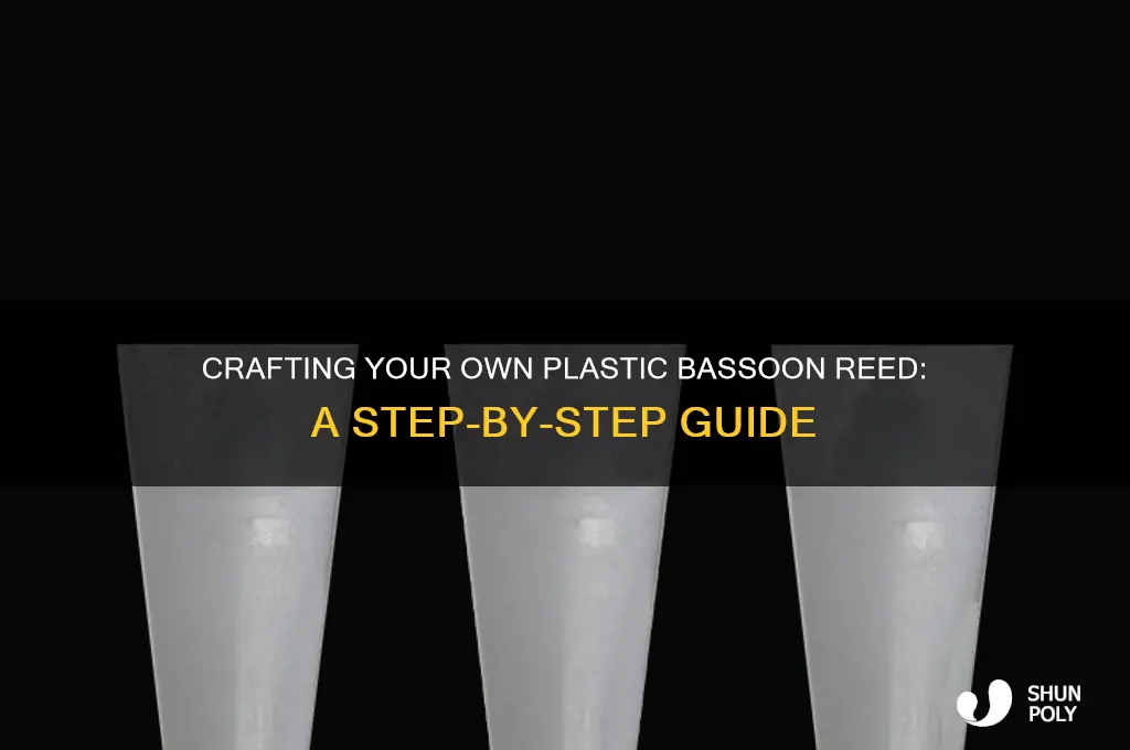 how to make plastic bassoon reed