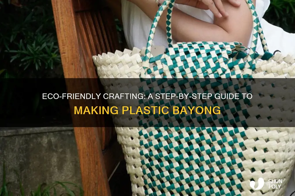 how to make plastic bayong