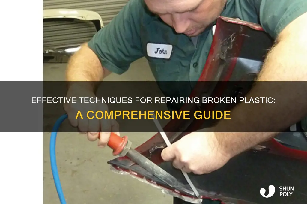 how to make plastic bond back together