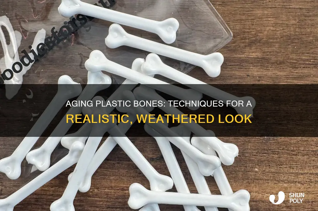 how to make plastic bones aged