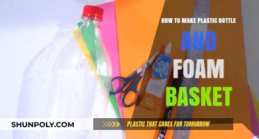 Creative DIY: Crafting a Basket from Plastic Bottles and Foam