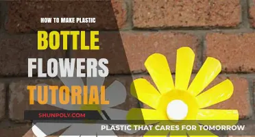 Creative DIY: Crafting Beautiful Flowers from Plastic Bottles Tutorial