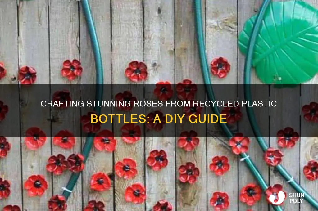 how to make plastic bottle roses