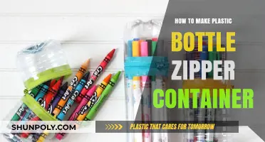 DIY Plastic Bottle Zipper Container: Easy Upcycling Tutorial
