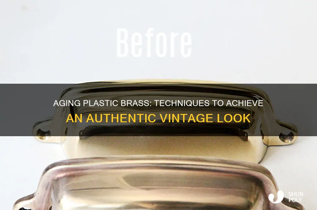 how to make plastic brass look old
