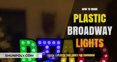 DIY Broadway Lights: Crafting Plastic Theater Illumination at Home