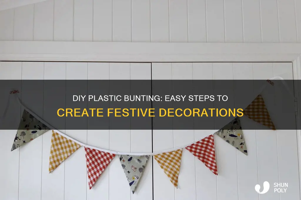 how to make plastic bunting