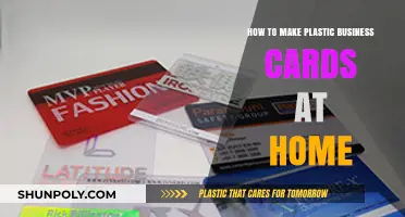DIY Plastic Business Cards: Easy Home-Making Guide for Professionals