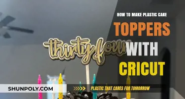 Crafting Custom Plastic Cake Toppers Using Your Cricut Machine