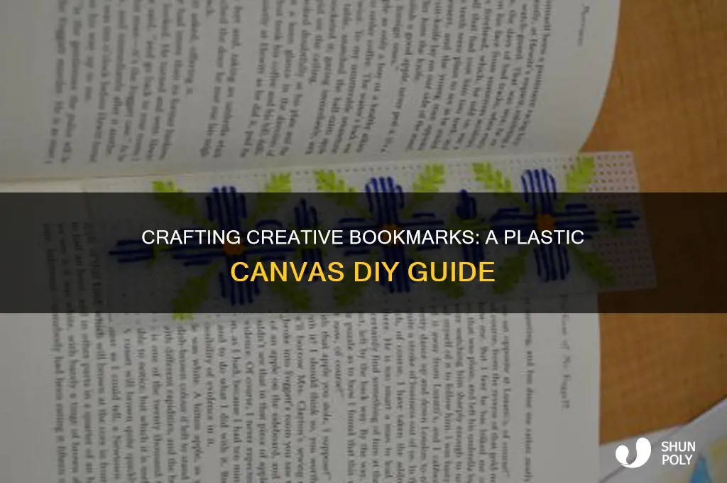 how to make plastic canvas bookmarks