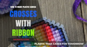Crafting Beautiful Plastic Canvas Crosses with Ribbon: A Step-by-Step Guide