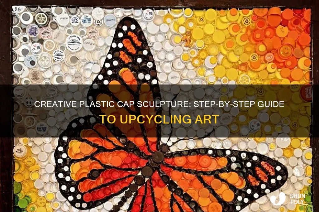 how to make plastic cap sculpture
