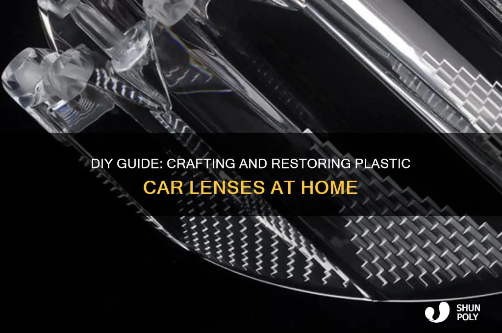 how to make plastic car lenses