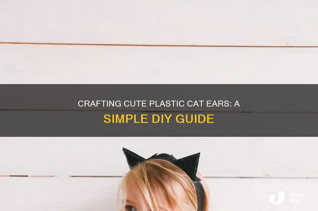 how to make plastic cat ears