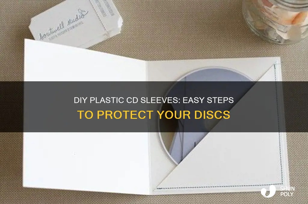 how to make plastic cd sleeves