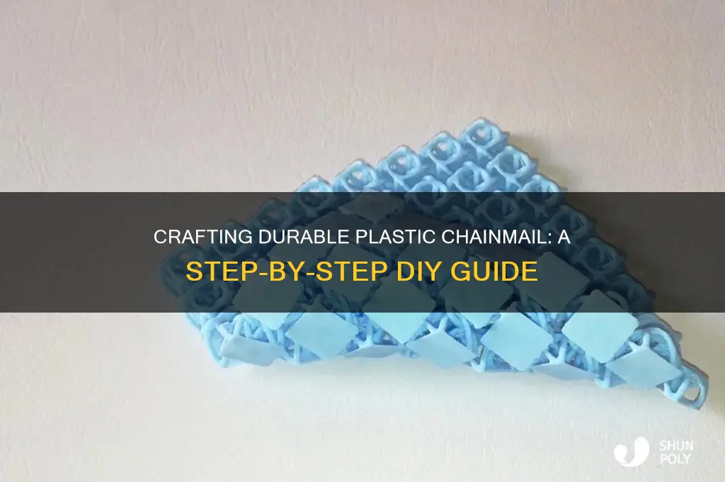 how to make plastic chainmail