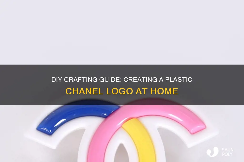 how to make plastic chanel logo