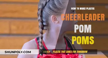 Craft DIY Plastic Cheerleader Pom Poms: Easy Step-by-Step Guide