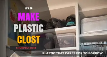 Creative DIY Guide: Crafting a Durable Plastic Closet at Home