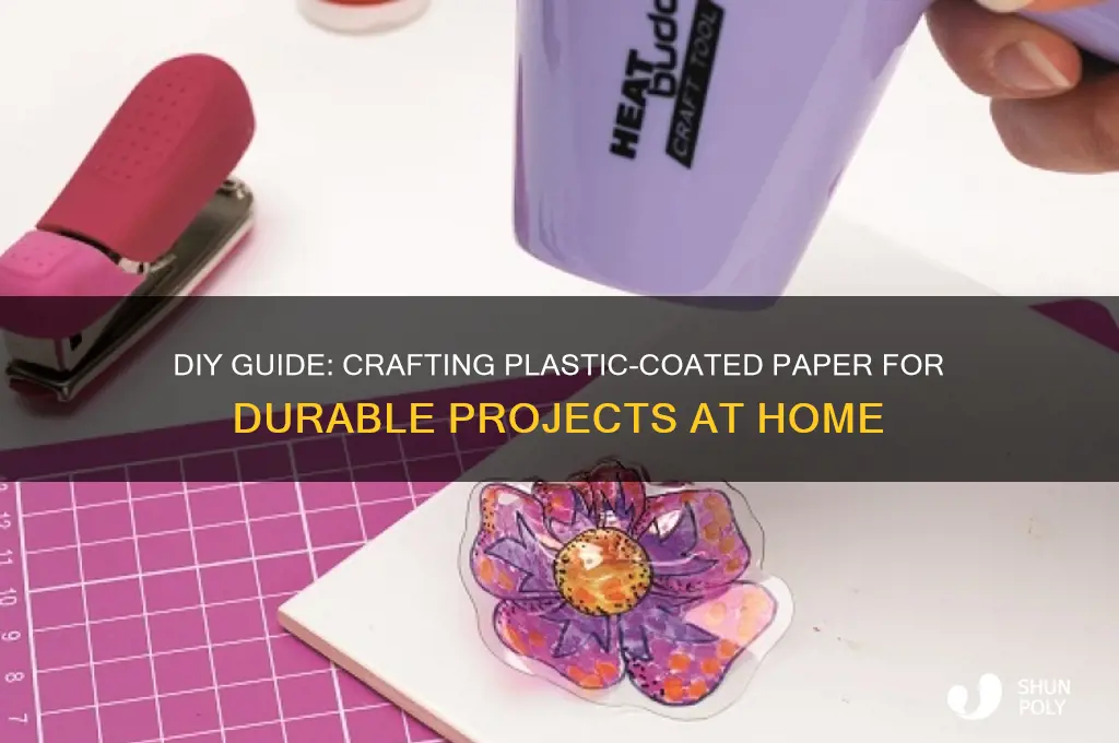 how to make plastic coated paper