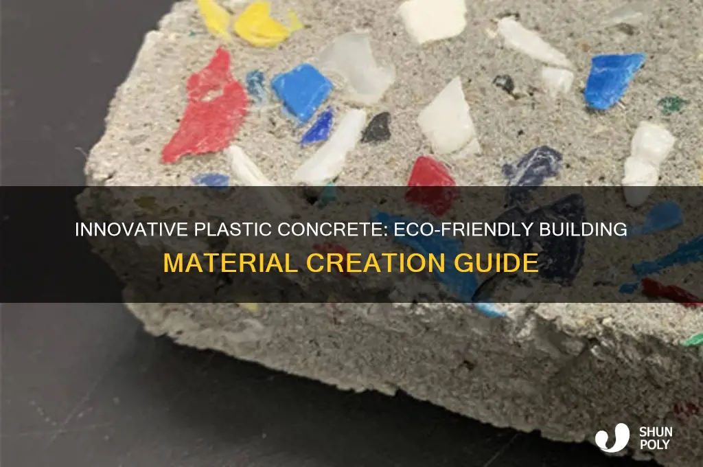how to make plastic concrete