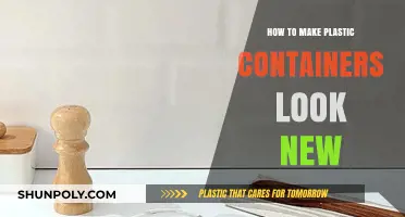 Revive Old Plastic Containers: Make Them Look Brand New