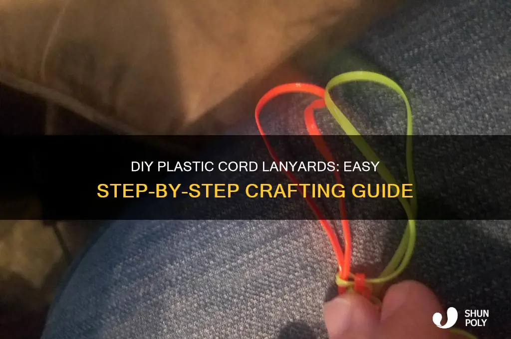 how to make plastic cord lanyards