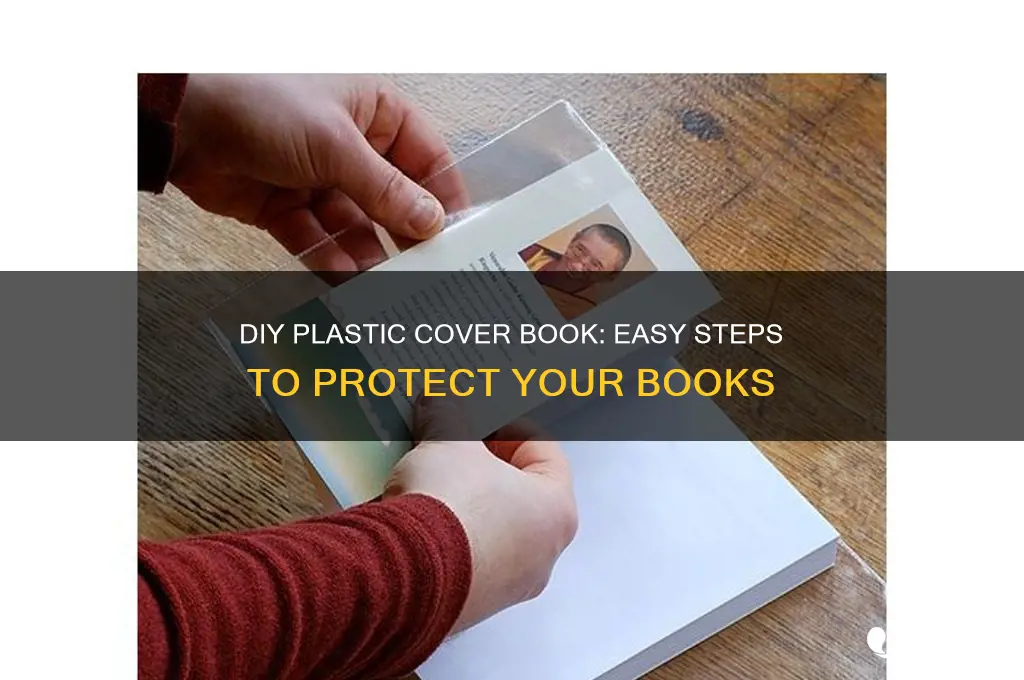 how to make plastic cover book