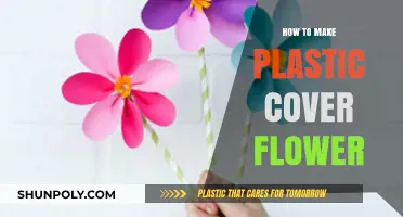 Crafting Vibrant Plastic Cover Flowers: A Simple DIY Guide