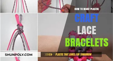 Creative DIY: Crafting Vibrant Plastic Lace Bracelets Step-by-Step Guide
