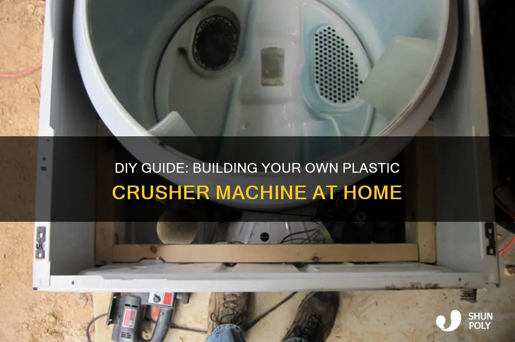 how to make plastic crusher machine