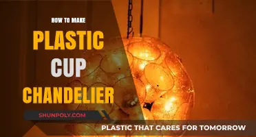 DIY Plastic Cup Chandelier: Creative Lighting Craft Tutorial