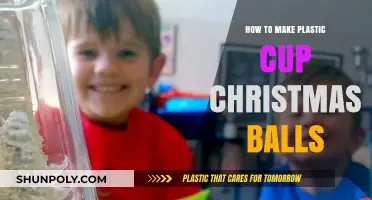 Crafting Festive Plastic Cup Christmas Ornaments: A Creative DIY Guide