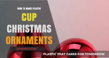 Crafting Festive Plastic Cup Christmas Ornaments: Easy DIY Guide