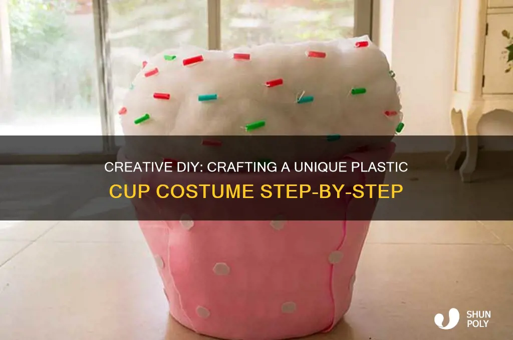how to make plastic cup costume